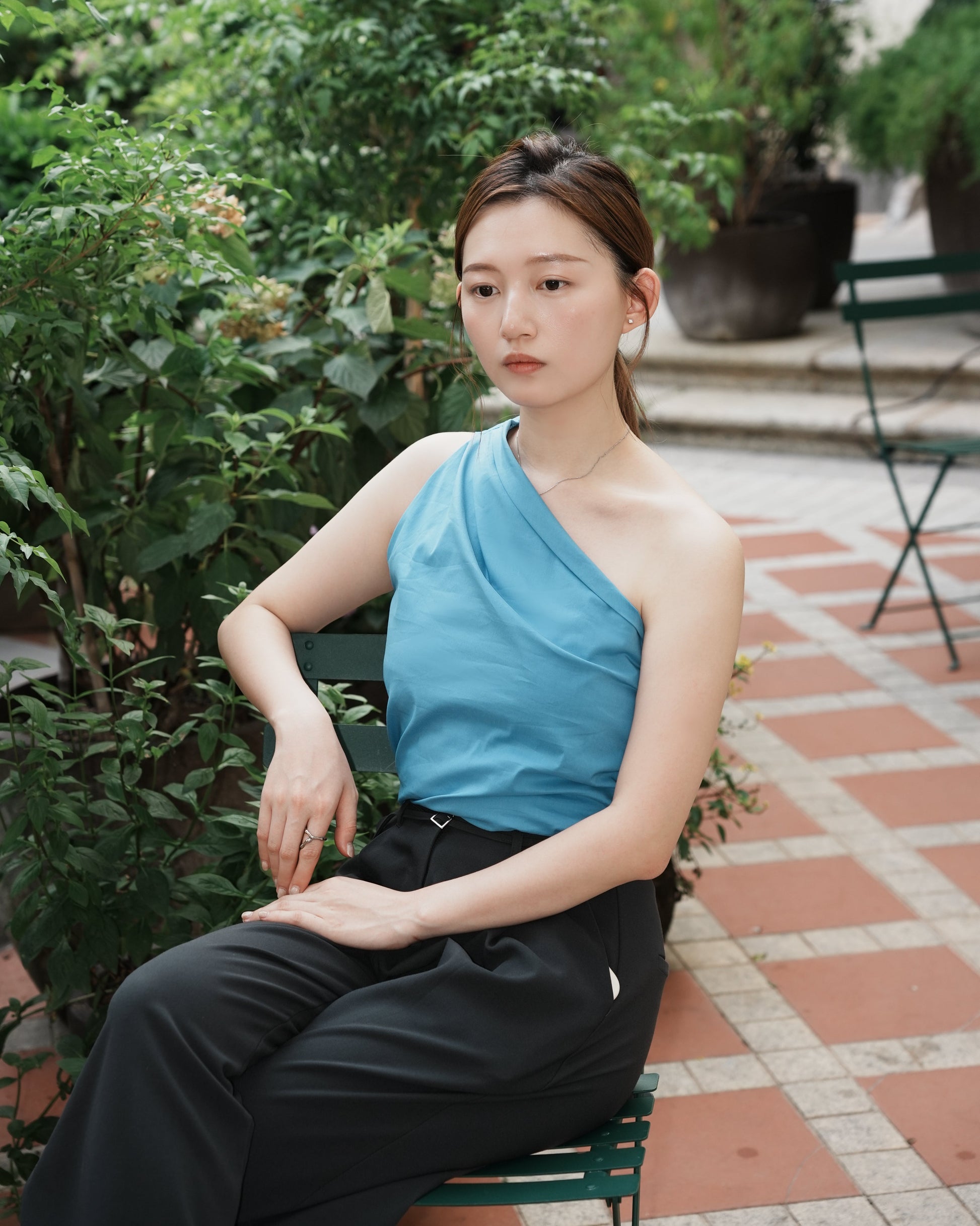 Minimalist Asymmetric Shirt Vest